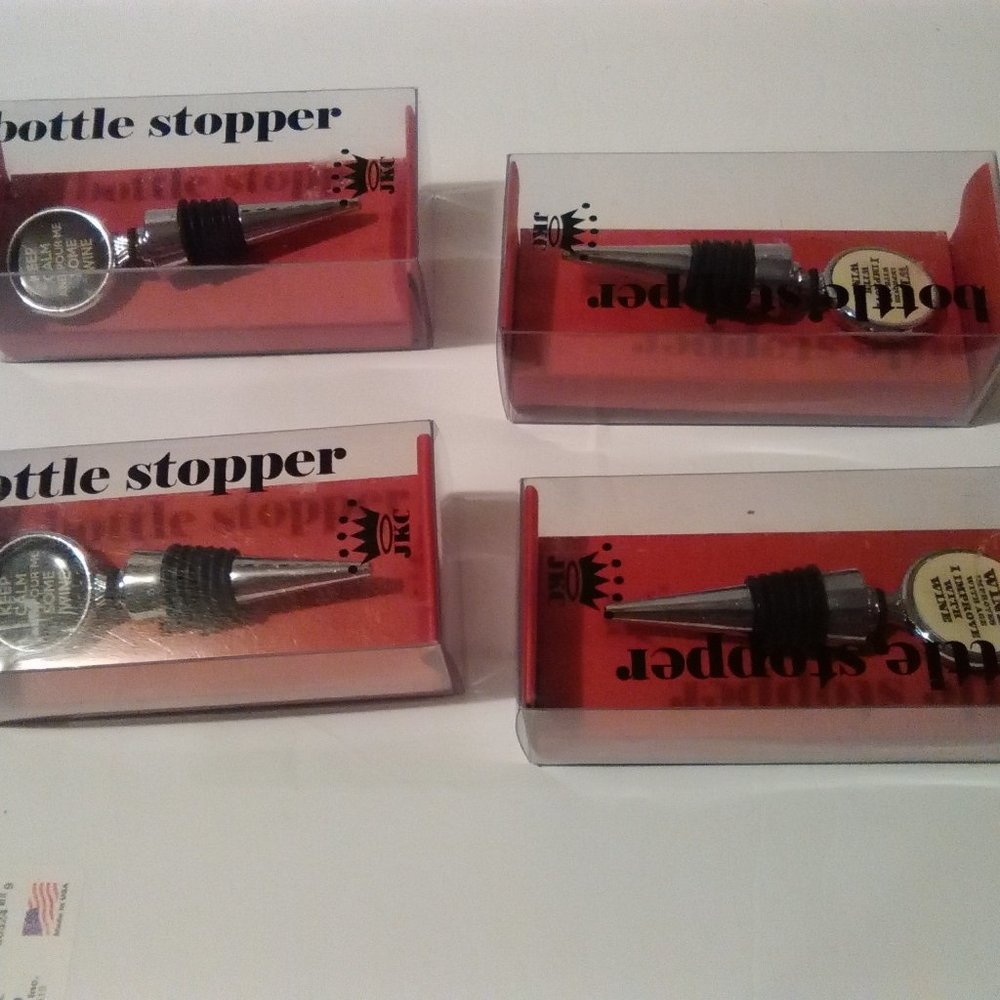 New with tags Santa Barbara wine stoppers